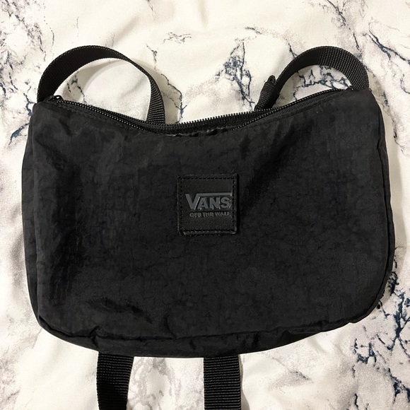 Vans Bags Vans Nylon Crescent Shoulder Bag Black Poshmark